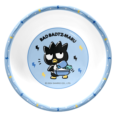 ถ้วยเมลามีนทรงกลม Bad Badtz-Maru 5.7 นิ้ว สีฟ้า